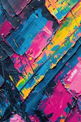 Naklejka premium Dynamic Colorful Glitch Abstract Background: Aesthetic Digital Disruption - Wallpaper for the Desktop