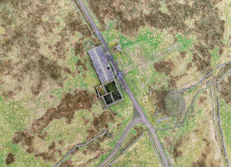 moorland derelict farmhouse