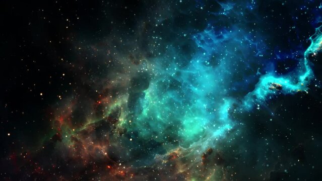 abstract background waves grain particles galaxy outer space