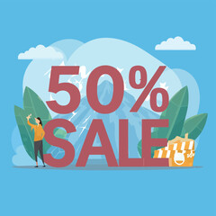 Best deal 50% off banner design template