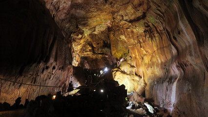 Grutas de Mira de Aire, Leiria, Portugal located in the Natural Park of Serras de Aire e Candeeiros, this cave is 11.5km long.