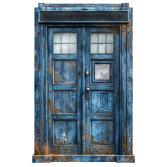 Police Phone Booth, Cabin On a Transparent Background PNG