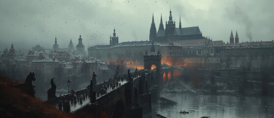 Fototapeta premium foggy night