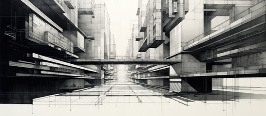 Linear architectural perspective