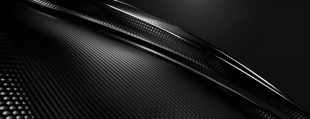 Ultra-Shiny Black Canvas: Minimalist Background for UI - Modern Abstract Desktop Wallpaper