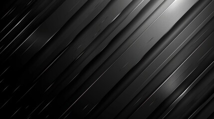 Dynamic Diagonal Lines on Deep Black: Modern Abstract Vector Background - Premium Desktop Wallpaper