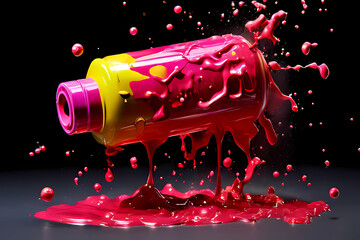 A realistic portrayal of the Holi Day festival Ai Generated Image or Happy Holi Day