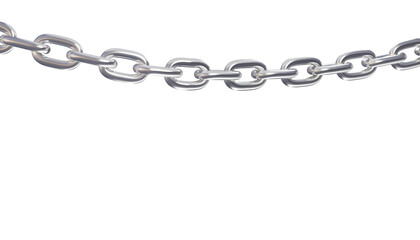 chain isolated on transparent background