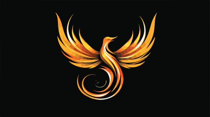 Phoenix Mythical Creature Design Flying Phoenix Fire