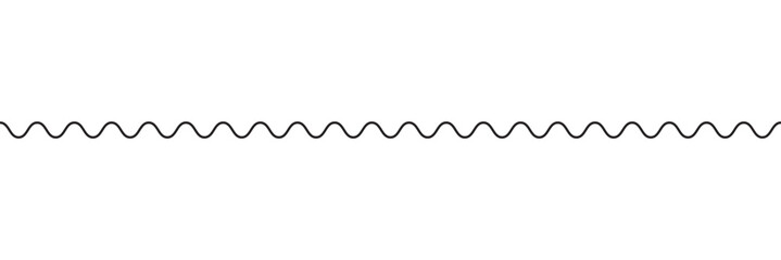 Wavy, zig-zag, criss-cross lines, stripes vector element. waving line.