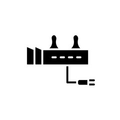 buildings glyph icon