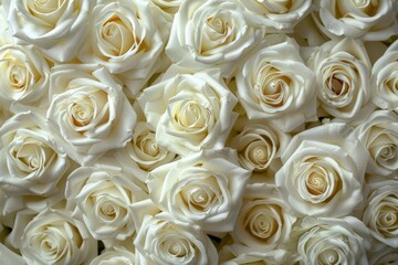 Elegant White Roses Arrangement