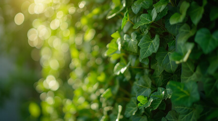 Obraz premium Greenery background wall decor