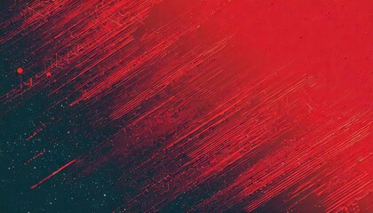 abstract red background texture with grunge brushstrokes and lights
