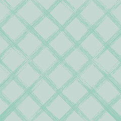 Fototapeta na wymiar Vector hand drawn cute checkered pattern. Doodle Plaid geometrical simple texture. Crossing lines. Abstract cute delicate pattern ideal for fabric, textile, wallpaper
