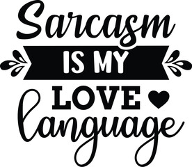 Sarcastic svg design 
