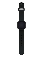 Black smart hand watch. vector illustration