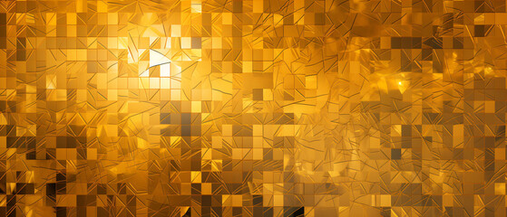 abstract background. gold mosaic .. - obrazy, fototapety, plakaty