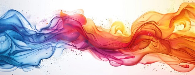 Lively Strokes: Dynamic Colorful Lines - Artistic Abstract Background