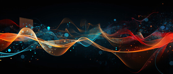 Abstract digital background. Can be used for technolog