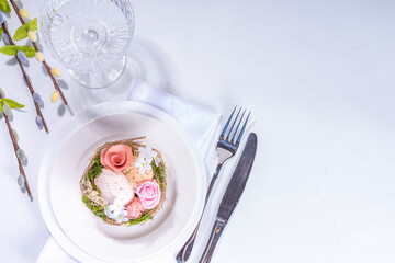 Easter table setting