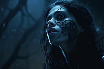 portrait of a person in the night