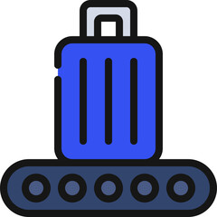 Obraz premium Baggage Claim Icon