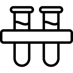 Test Tubes Rack Icon