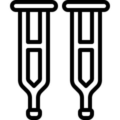 Crutches Icon
