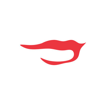 simple lips illustration