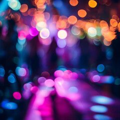abstract background of nightclub lights