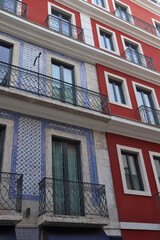 VIEW OF A STREET IN LISBON, PORTUGAL