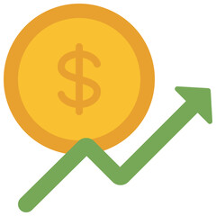 Money Profit Line Icon
