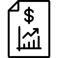 Finances Sheet Document Icon
