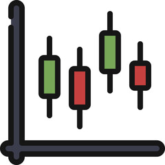 Stock Market Chart Icon