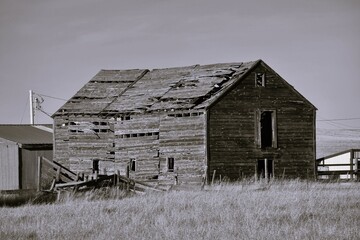old abandoned farm