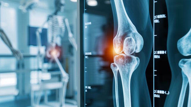 Diagnoses knee arthritis from technology x-ray medical orthopedic