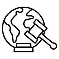 International Regulation  Icon Element For Design