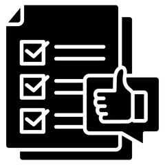 Compliance Feedback  Icon Element For Design
