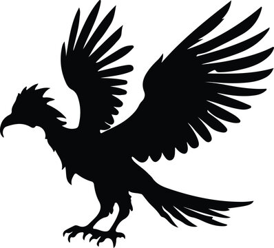 recommend clip art: Archaeopteryx silhouette