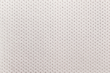 White Sports Apparel Fabric, Football Shirt Jersey Texture Background