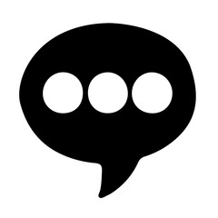 black and white bubble