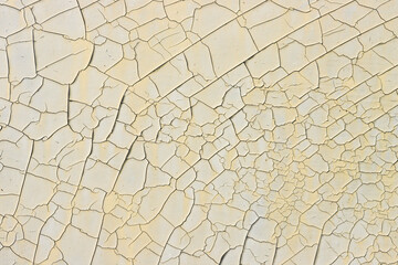 Abstract background made of peeling, dried paint.