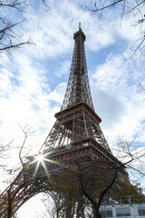 Eiffel Tower Sun Star