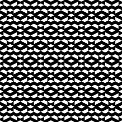 Seamless pattern. Rhombuses, trapeziums ornament. Geometrical backdrop. Abstract background. Polygons motif. Geometric figures wallpaper. Digital paper, textile print, web design. Vector artwork