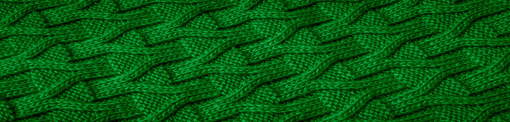green cotton fabric with an interesting pattern