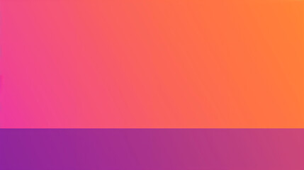 Fototapeta premium A simple yet captivating gradient background transitioning from pink to orange to purple, perfect for a vivid and modern backdrop.