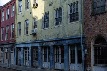 Weathered Yellow Building