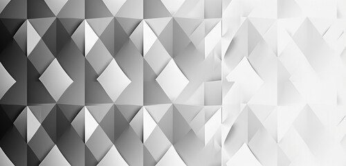 Create a monochromatic minimalist pattern with rhombuses and gradients