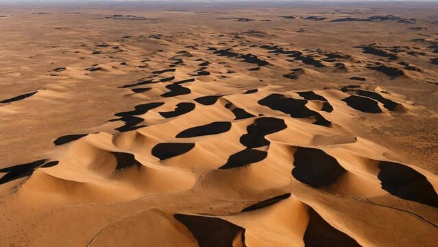 Aerial View Of Simpson Desert